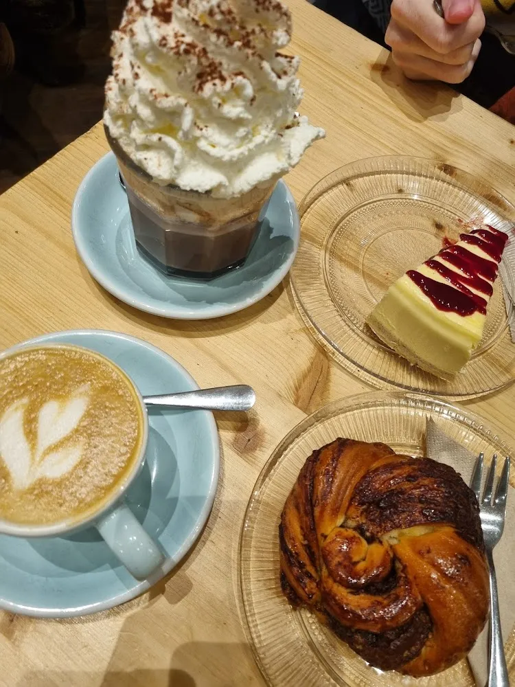 Chocolate Babka Cheesecake Cappuccino and Hot Chocolate