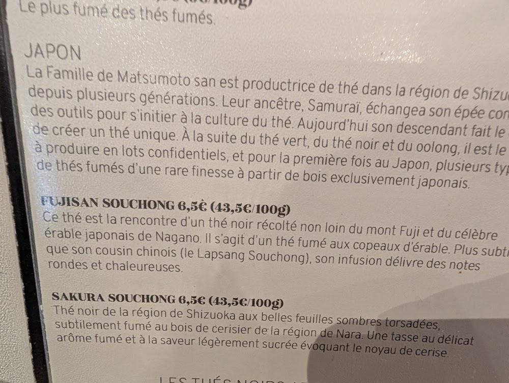 À Chacun Sa Tasse - Menu Image 3